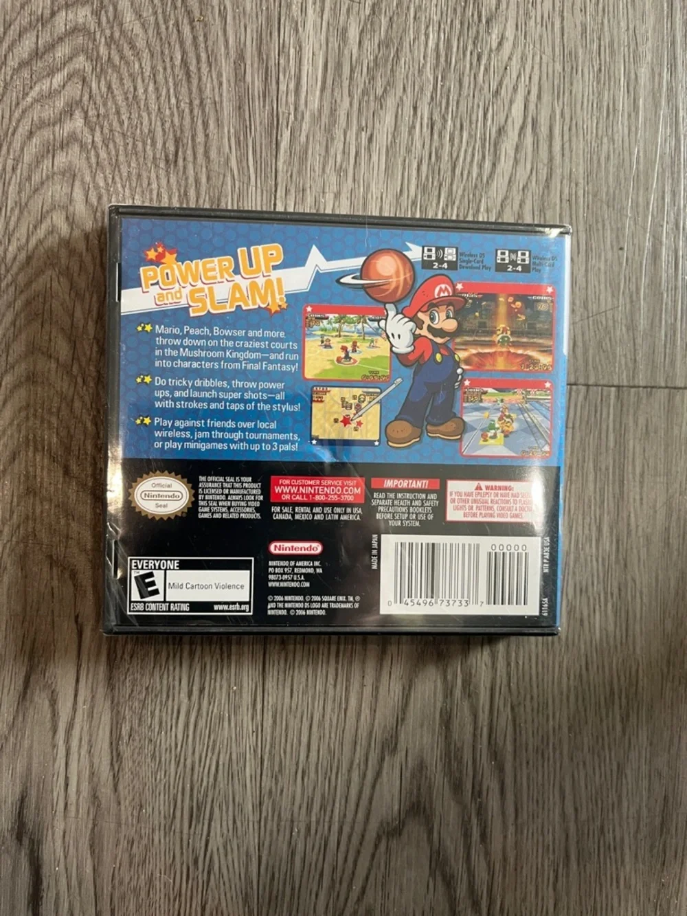 Nintendo Mario Hoops 3-on-3 Blue Cover Art